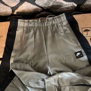 Nike Mens Olive and Black Sweatpants